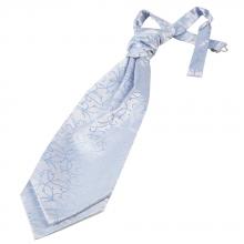 Ljusblå, virvelmönstrad kravatt