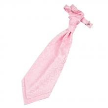 Rosa, virvelmönstrad kravatt
