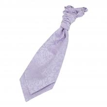 Lila, virvelmönstrad kravatt