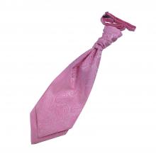 Vaaleanpunainen, paisleykuvioitu kravatti