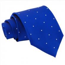 Sininen pin dot solmio
