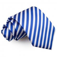 Sini-valkoinen raidallinen solmio