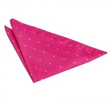 Hot pink pin dot näsduk